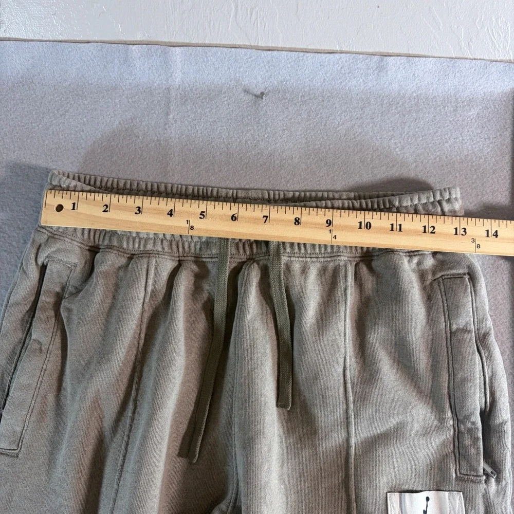 Jordan Flight Essentials Men Small Jogger Sweatpants DQ7468-091 Tan Khaki